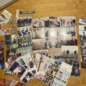 HUGE BTS LOT - Postcards, Keychains, Photo cards